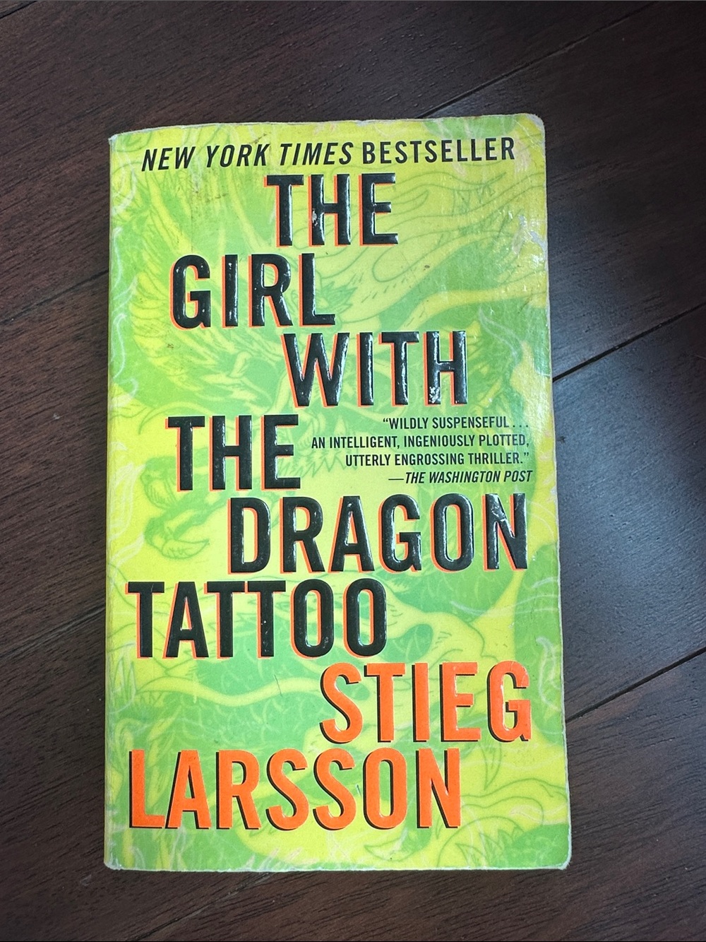 The girl with the Dragon tattoo paperback